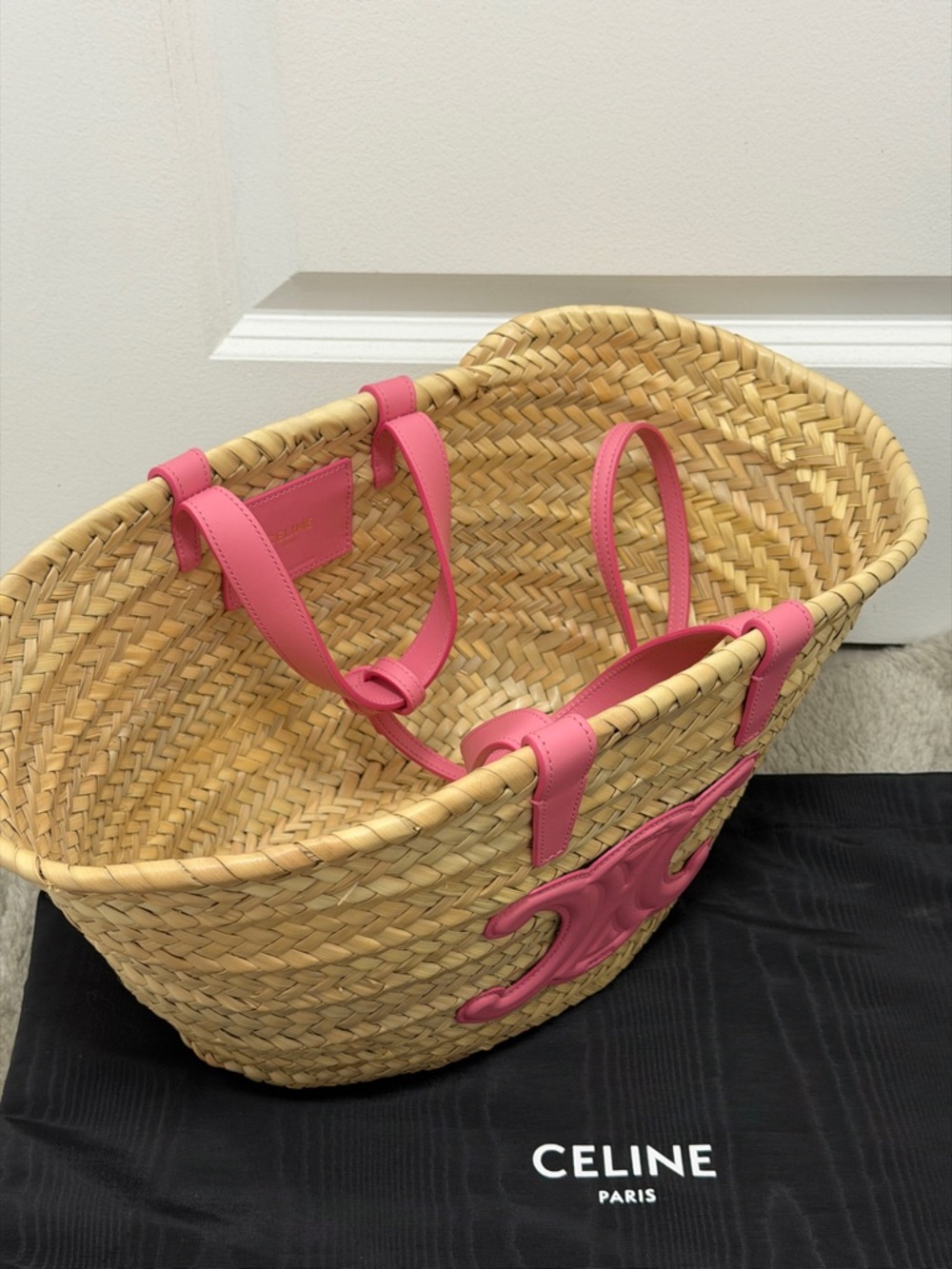 Celine Teen Classic Panier In Palm
Leaves - Picture 11 of 11